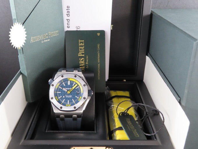 Audemars Piguet Royal Oak Diver Blue Dial 42 mm 15710 March 2021