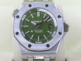 Audemars Piguet Royal Oak Offshore Diver Green Dial 42 mm 15710 September 2018