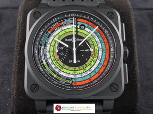 Bell & Ross Instrument BR 03-94 Chronograph Multimeter 42 mm Limited Edition 500 Pieces BR0394-SW-CE/SRB September 2022