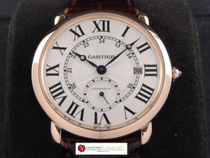 Cartier Ronde Louis Cartier Automatic 40 mm 18 ct. Rose Gold W6801005 November 2020 (8 Years Warranty)