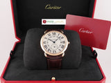 Cartier Ronde Louis Cartier Automatic 40 mm 18 ct. Rose Gold W6801005 November 2020 (8 Years Warranty)