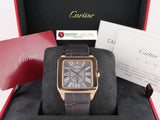 Cartier Santos Dumont Date Power Reserve 18 ct. Rose Gold Manual Winding W2020068 (2021)