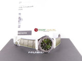 Hublot Classic Fusion Green Dial Titanium 42 mm 542.NX.8970.LR New January 2025