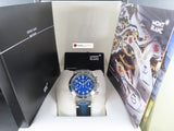 Montblanc 1858 Automatic Chronograph Blue Dial 42 mm 126912 Unworn October 2022