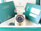 Rolex Submariner Ceramic Bezel 18 ct. Yellow Gold Black Dial 116618 February 2019