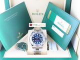 Rolex Yacht Master 40 mm Platinum Bezel Blue Dial 116622 April 2019