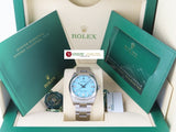 Rolex Oyster Perpetual 36 mm Turquoise Tiffany Blue Dial 126000 May 2023