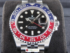 Rolex GMT Master II Ceramic Bezel Pepsi Jubilee 126710 April 2020