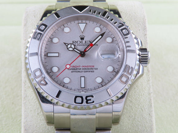 Rolex Yacht Master 40 mm Platinum Bezel 