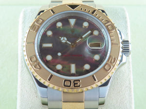 Rolex Yacht Master 40 mm 18 ct. Yellow Gold / Stainless Steel Mother of Pearl Dial "V" Series 16623 May 2009