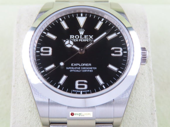 Rolex Explorer I 39 mm Mark 2 Dial 214270 New Old Stock Full Stickers February 2021