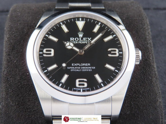 Rolex Explorer I 39 mm Mark 2 Dial 214270 November 2017 (Serviced by Rolex January 2025)