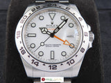 Rolex Explorer II 42 mm White Dial Polar 216570 July 2013