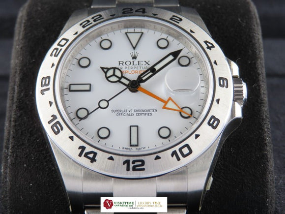 Rolex Explorer II 42 mm White Dial 