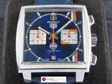 Tag Heuer Monaco Automatic Chronograph X Gulf Special Edition Calibre Heuer 02 80 Hours Power Reserve 39 mm CBL2115.FC6494 November 2022 (5 Years Warranty)