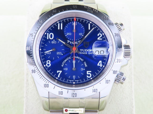 Tudor Prince Date Tiger Chronograph Blue Dial Jubilee Bracelet